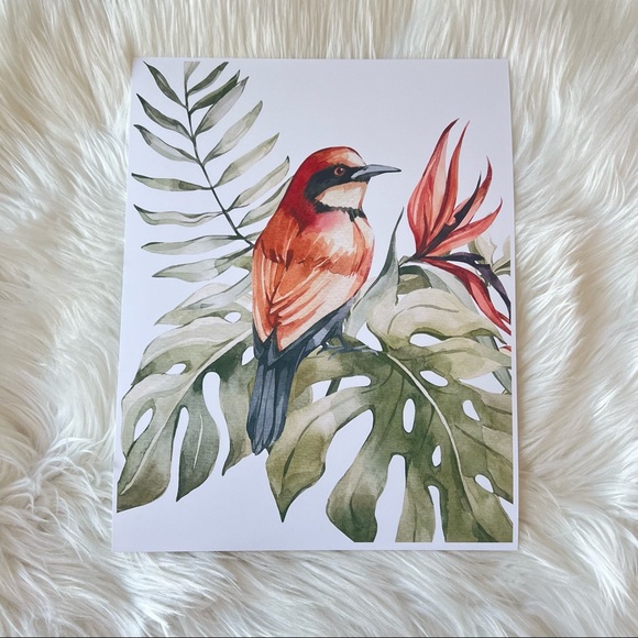 Bee-Eater Bird Watercolor Illustration Wall Art Print Poster Unframed - Picture 17 of 17